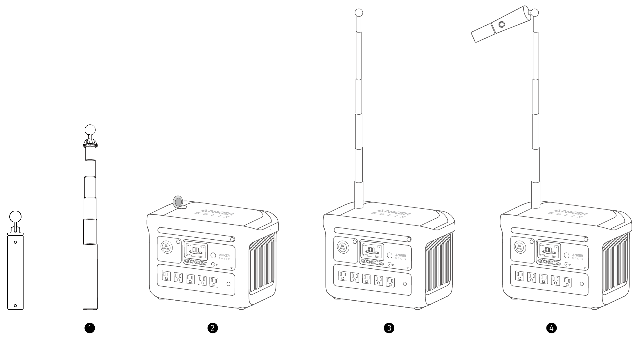 Anker SOLIX C800 PLUS Portable Power Station ユーザーガイド (A1754)